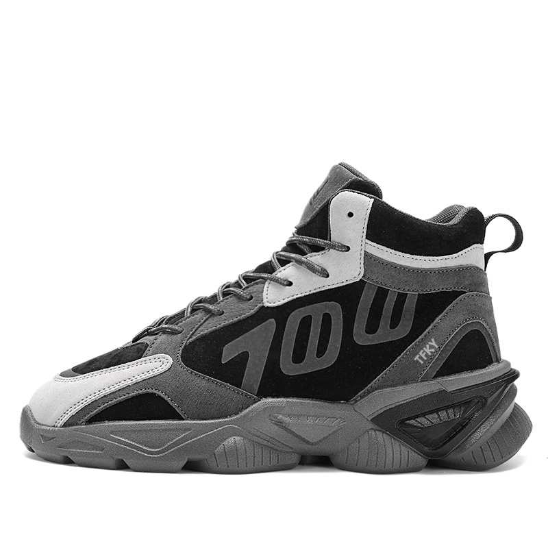 Высокие массивные кроссовки мужские TFKY, Black
Высокие массивные кроссовки мужские TFKY, Black