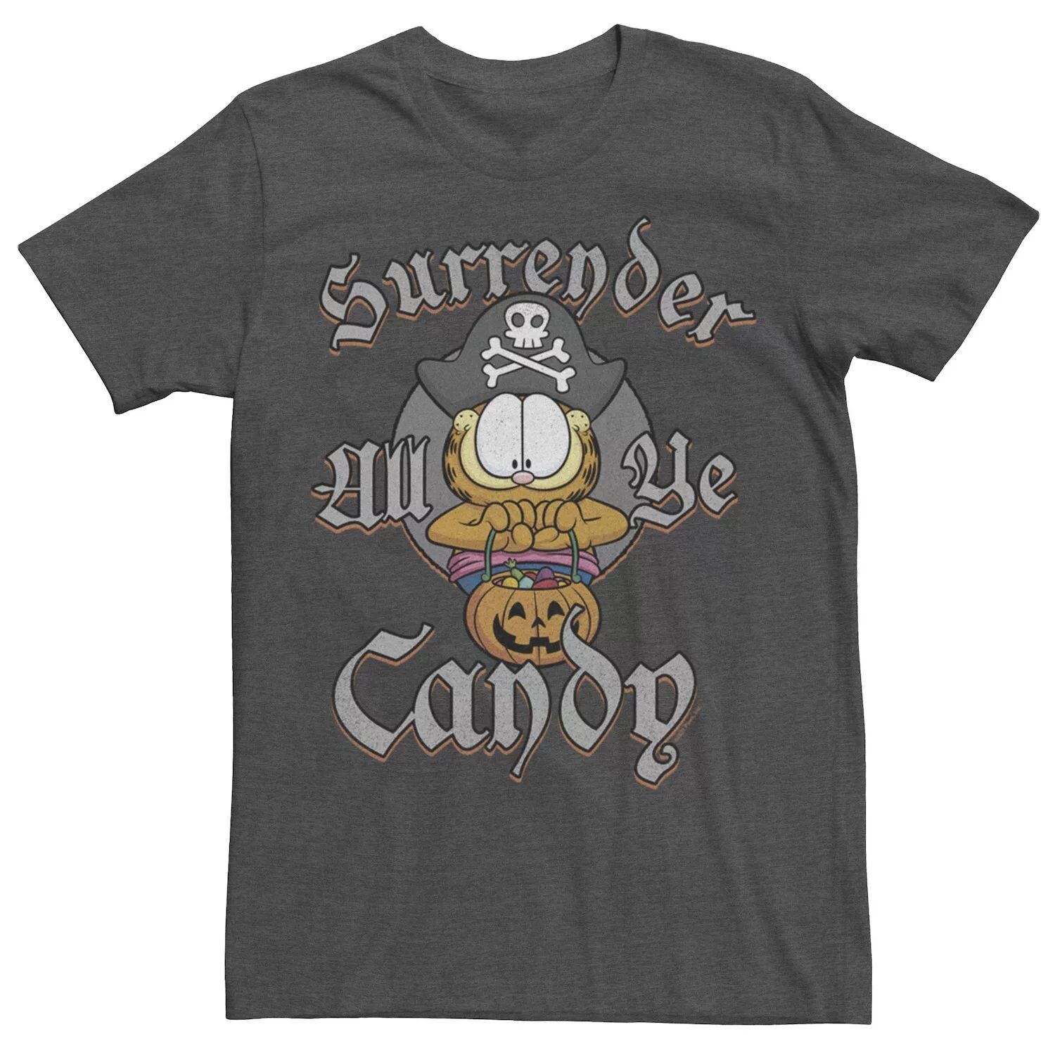 Мужская футболка с рисунком Garfield Surrender All Ye Candy Pirate Licensed Character
Мужская футболка с рисунком Garfield Surrender All Ye Candy Pirate Licensed Character
