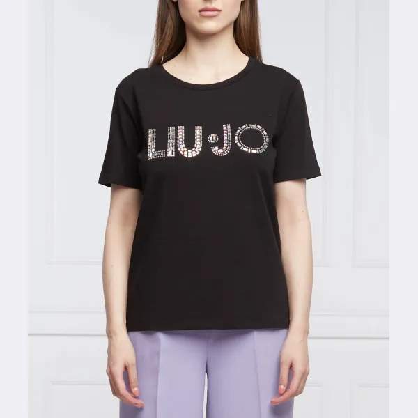 Футболка стандартного кроя Liu Jo, черный
Футболка стандартного кроя Liu Jo, черный