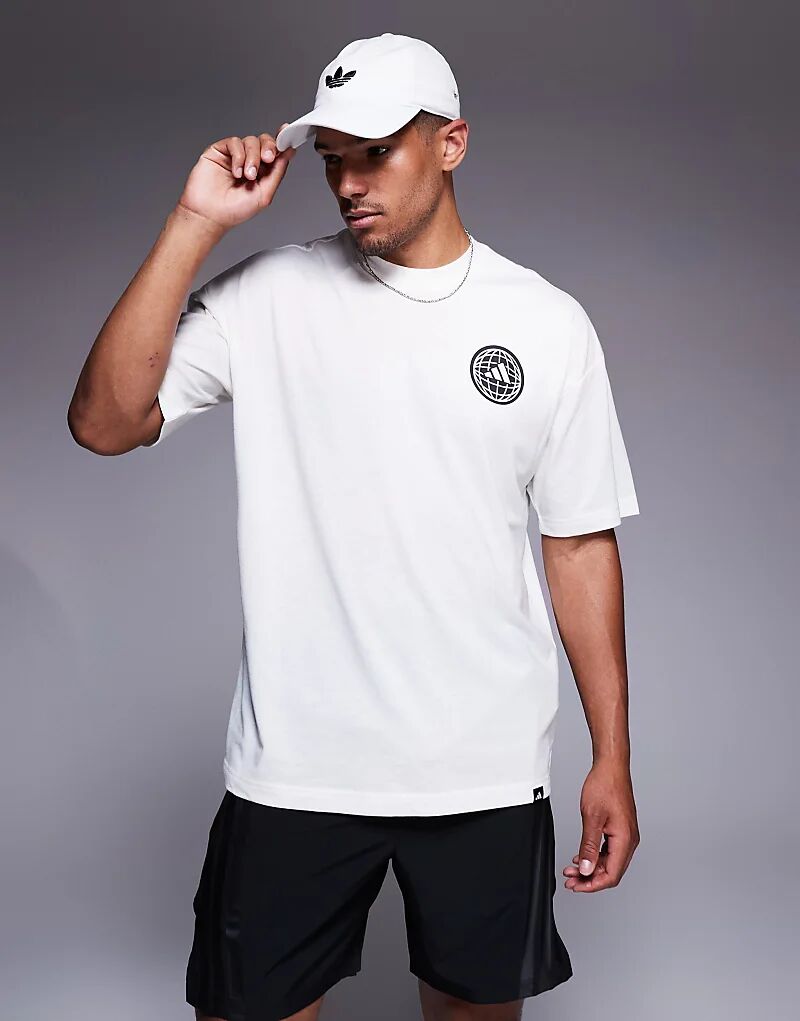 Футболка adidas Training Power с принтом глобуса на спине белого цвета Adidas Performance
Футболка adidas Training Power с принтом глобуса на спине белого цвета Adidas Performance