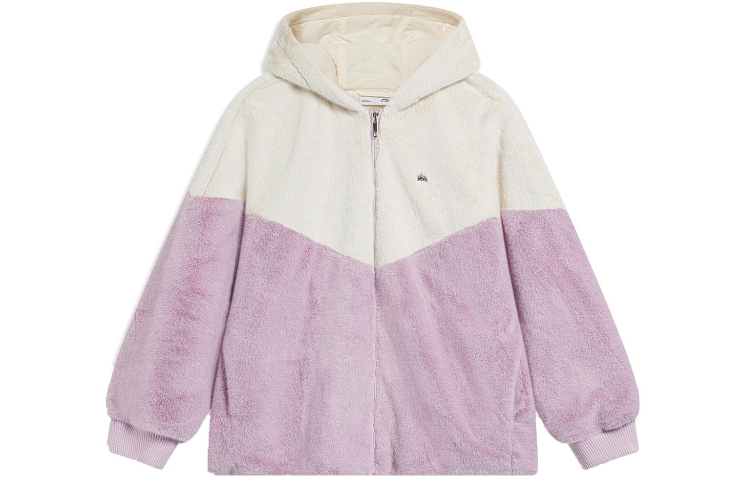 LINING Спортивная бархатная куртка женская с градиентом от цвета лотоса до пурпурного, Ecru Lotus Root Powders Purple Gradient
LINING Спортивная бархатная куртка женская с градиентом от цвета лотоса до пурпурного, Ecru Lotus Root Powders Purple Gradient