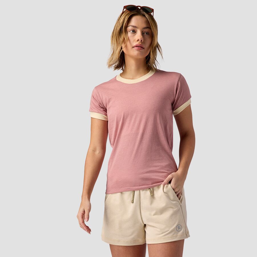 Футболка Stoic Ringer Short-Sleeve Stoic, Heather Coconut/Cream
Футболка Stoic Ringer Short-Sleeve Stoic, Heather Coconut/Cream