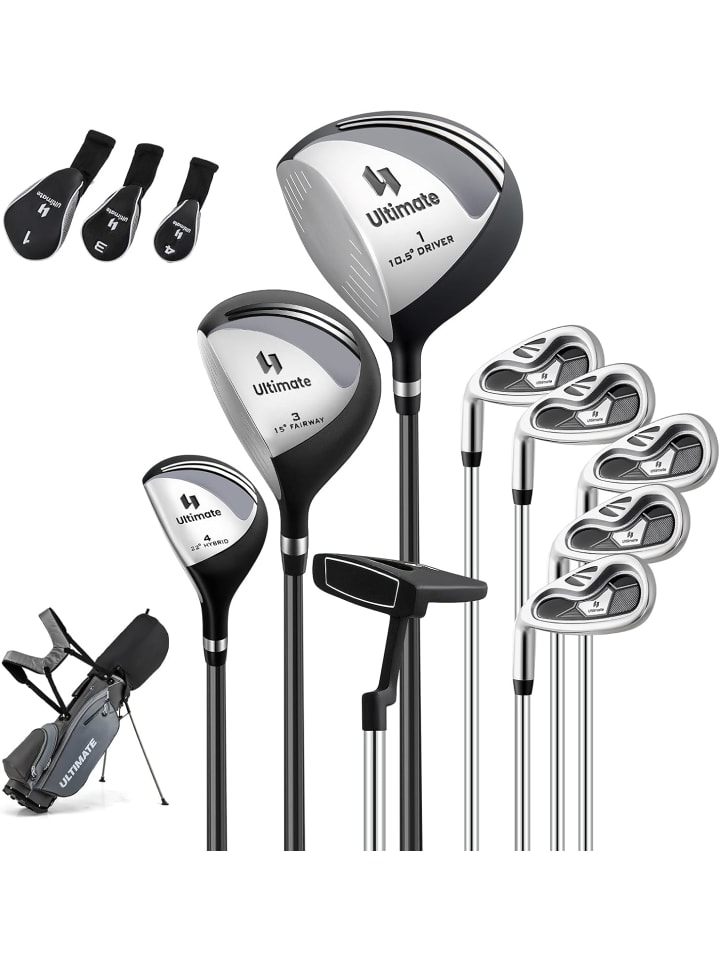 COSTWAY Мужской набор клюшек для гольфа серого цвета
COSTWAY Мужской набор клюшек для гольфа серого цвета