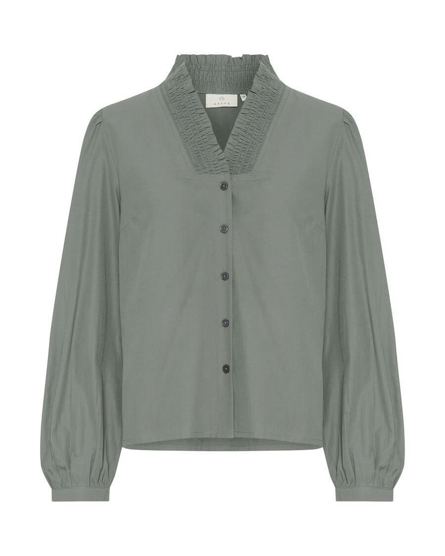 Рубашка Kaffe Blouse Maia, хаки 
Рубашка Kaffe Blouse Maia, хаки