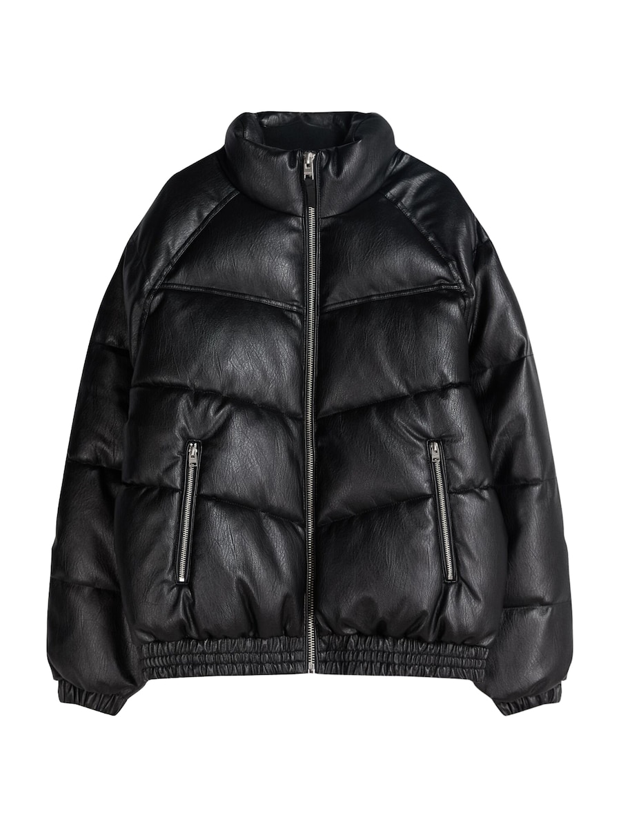 Зимняя куртка Bershka, черный
Зимняя куртка Bershka, черный