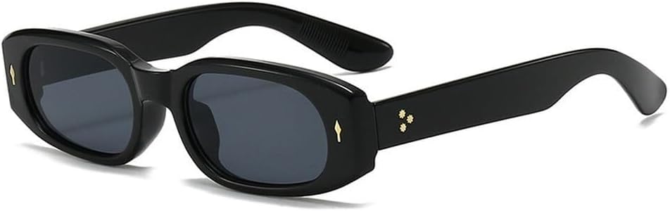 Модные маленькие прямоугольные солнцезащитные очки для женщин в стиле ретро, конфетные цвета, солнцезащитные очки UV400 для мужчин, трендовые панк-очки с заклепками LXLHWN, Black Gray
Модные маленькие прямоугольные солнцезащитные очки для женщин в стиле ретро, конфетные цвета, солнцезащитные очки UV400 для мужчин, трендовые панк-очки с заклепками LXLHWN, Black Gray