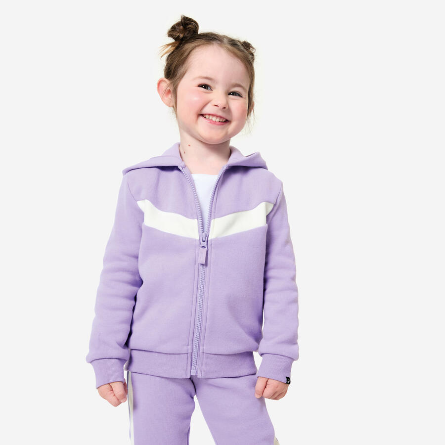 DOMYOS Тренировочная куртка Baby Basic - фиолетово-белая
DOMYOS Тренировочная куртка Baby Basic - фиолетово-белая
