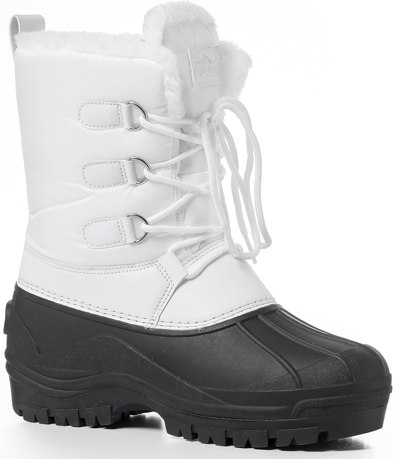 Мужские короткие нейлоновые зимние ботинки POLAR Muck с шнуровкой для снега и дождя, повседневные утиные ботинки, белый
Мужские короткие нейлоновые зимние ботинки POLAR Muck с шнуровкой для снега и дождя, повседневные утиные ботинки, белый