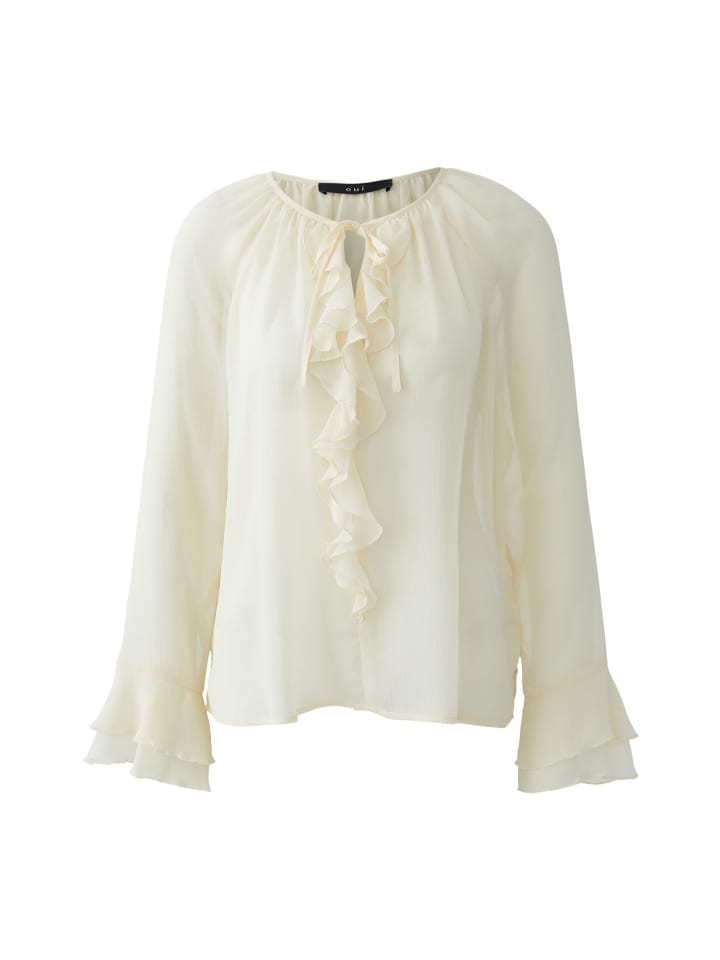 Блузка в бело-сером цвете Oui
Блузка в бело-сером цвете Oui