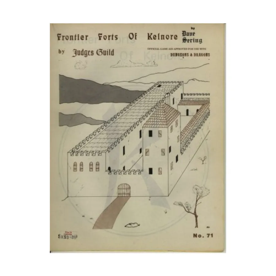 Модуль Frontier Forts of Kelnore (1st Printing), Dungeons & Dragons Fantasy Modules (D - F) (Judges Guild)
Модуль Frontier Forts of Kelnore (1st Printing), Dungeons & Dragons Fantasy Modules (D - F) (Judges Guild)
