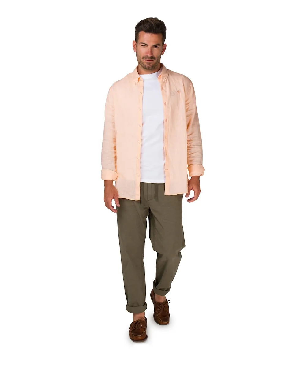 Мужские хлопковые льняные брюки со шнурком на поясе Timberland, зеленый
Мужские хлопковые льняные брюки со шнурком на поясе Timberland, зеленый