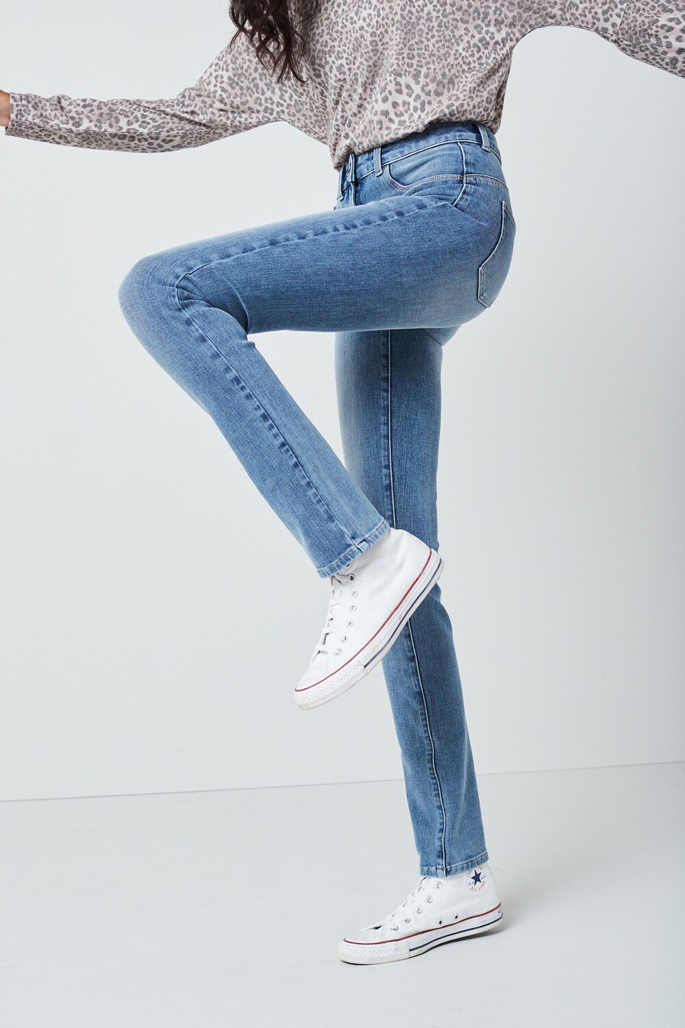 Джинсы узкого кроя растягивающиеся на 360° Next, синий
Джинсы узкого кроя растягивающиеся на 360° Next, синий