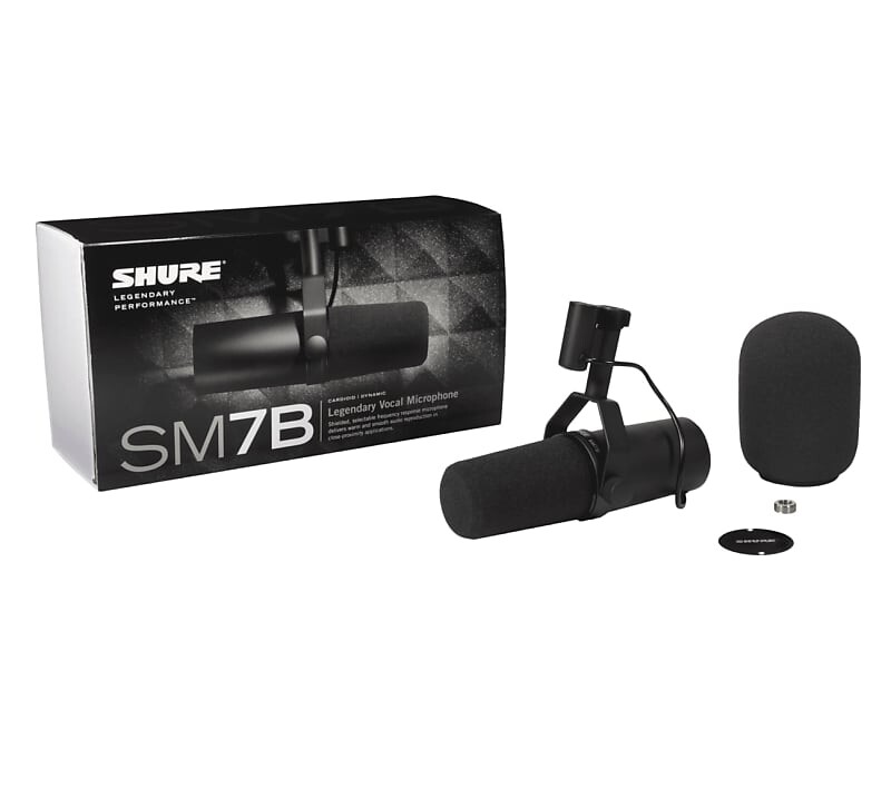 Динамический микрофон Shure SM7B Cardioid Dynamic Microphone 
Динамический микрофон Shure SM7B Cardioid Dynamic Microphone