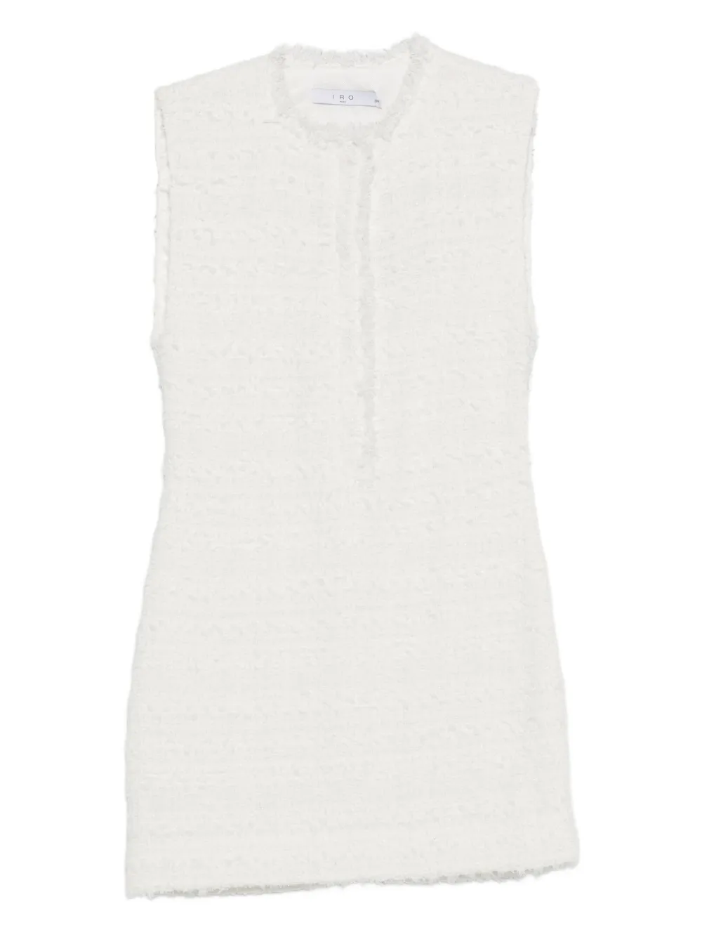 Твидовое платье мини без рукавов IRO, белый
Твидовое платье мини без рукавов IRO, белый