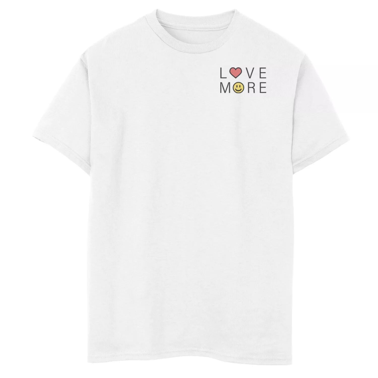 Модная футболка с рисунком Love More Smile для мальчиков 8–20 лет Licensed Character
Модная футболка с рисунком Love More Smile для мальчиков 8–20 лет Licensed Character