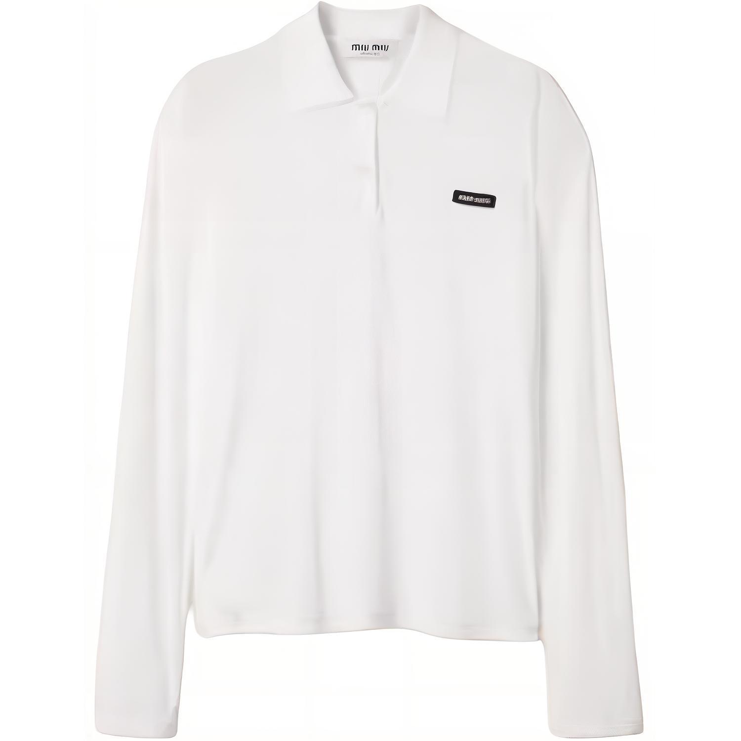 Джерси поло MIU MIU, белый
Джерси поло MIU MIU, белый