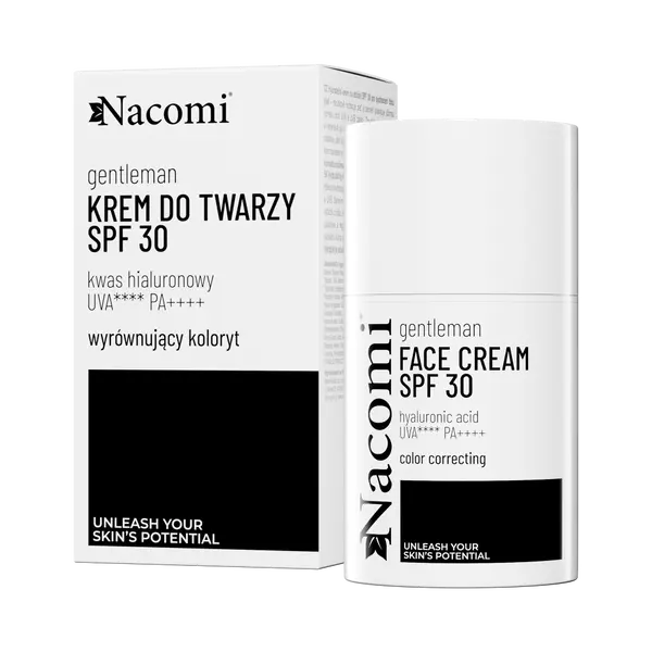 Крем для лица с spf30, 50 мл Nacomi Gentleman
Крем для лица с spf30, 50 мл Nacomi Gentleman