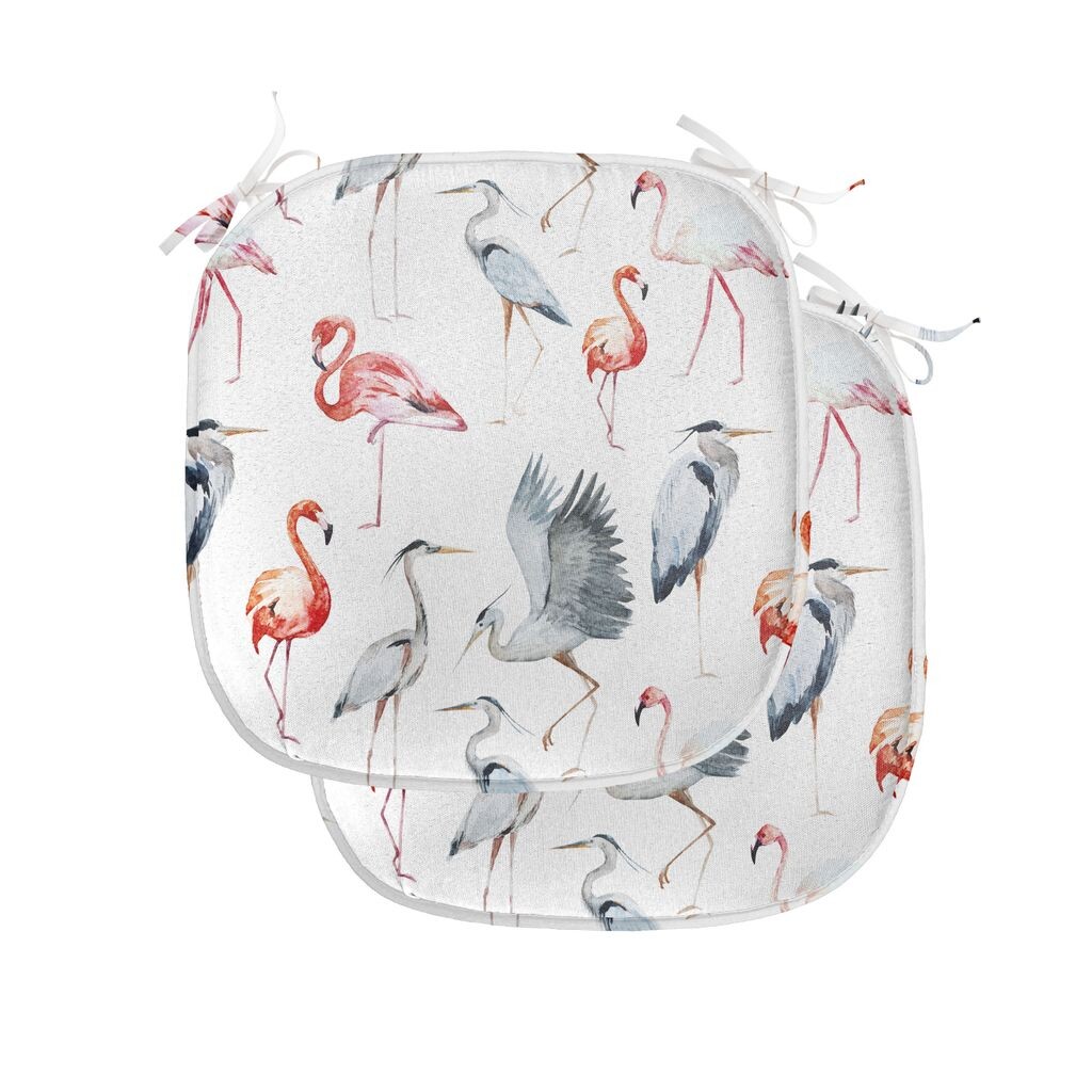 Подушки на обеденный стул ABAKUHAUS Flamingo, акварель с птицами цапли, декоративная водонепроницаемая подушка с ремнями для кухонных сидений, 40 см x 40 см — упаковка из 2 шт., серо-белый киноварь
Подушки на обеденный стул ABAKUHAUS Flamingo, акварель с птицами цапли, декоративная водонепроницаемая подушка с ремнями для кухонных сидений, 40 см x 40 см — упаковка из 2 шт., серо-белый киноварь