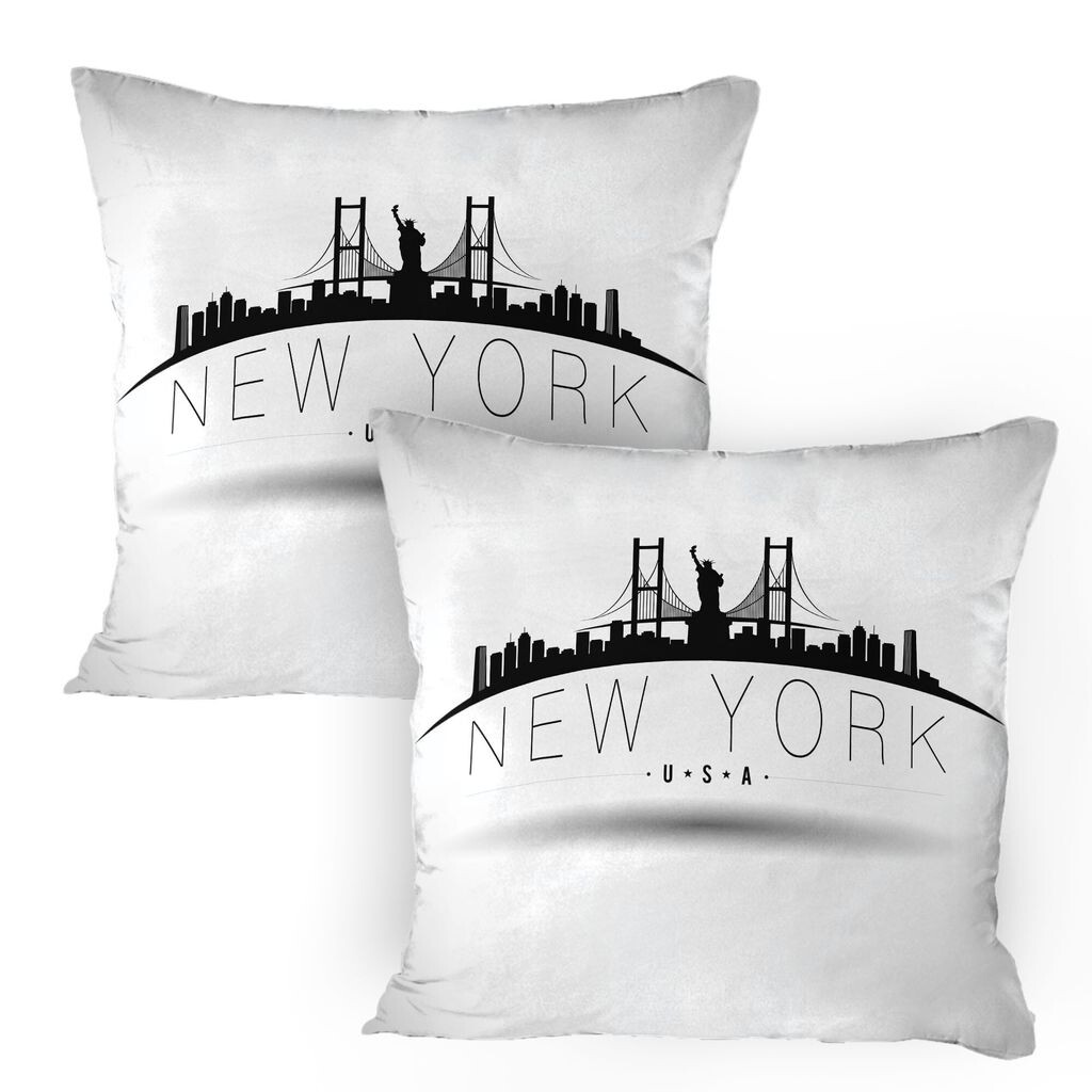 ABAKUHAUS NYC Чехлы на подушку, набор из 2 шт., Нью-Йорк, США Каллиграфия с Бруклинским мостом, силуэты статуи Свободы, чехол для подушки с декоративным принтом, 80 x 80 см, Бледно-серый, кока-серый
ABAKUHAUS NYC Чехлы на подушку, набор из 2 шт., Нью-Йорк, США Каллиграфия с Бруклинским мостом, силуэты статуи Свободы, чехол для подушки с декоративным принтом, 80 x 80 см, Бледно-серый, кока-серый