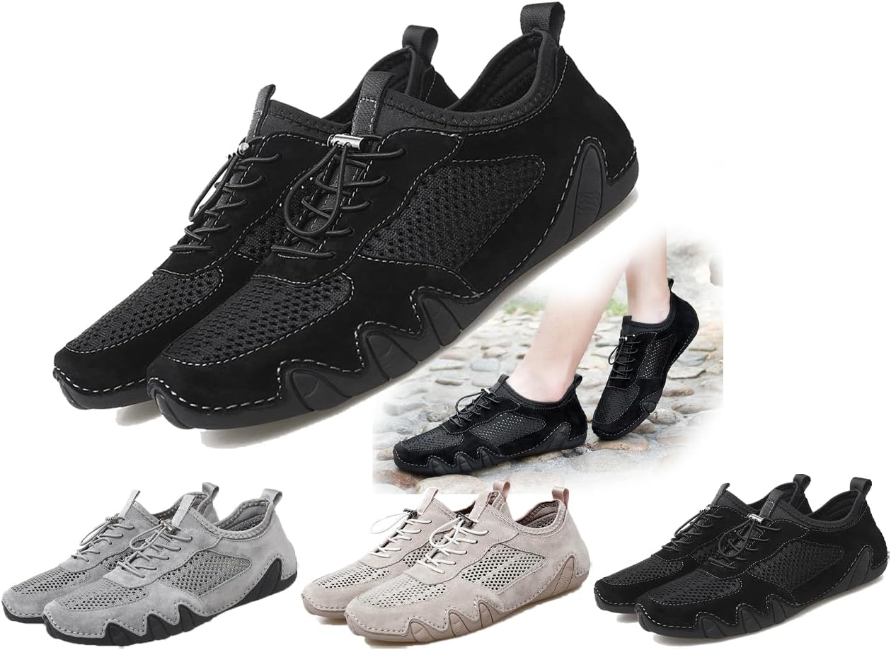 Мужские легкие повседневные кроссовки, противоскользящие, дышащие, из сетчатого материала, слипоны для походов, прогулок, вождения и повседневной носки Generic, черный
Мужские легкие повседневные кроссовки, противоскользящие, дышащие, из сетчатого материала, слипоны для походов, прогулок, вождения и повседневной носки Generic, черный