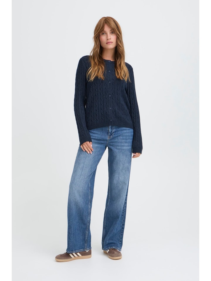 Pulz Кардиган с длинными рукавами PZSTEFFI, стандартный крой, цвет темно-сапфировый меланж
Pulz Кардиган с длинными рукавами PZSTEFFI, стандартный крой, цвет темно-сапфировый меланж