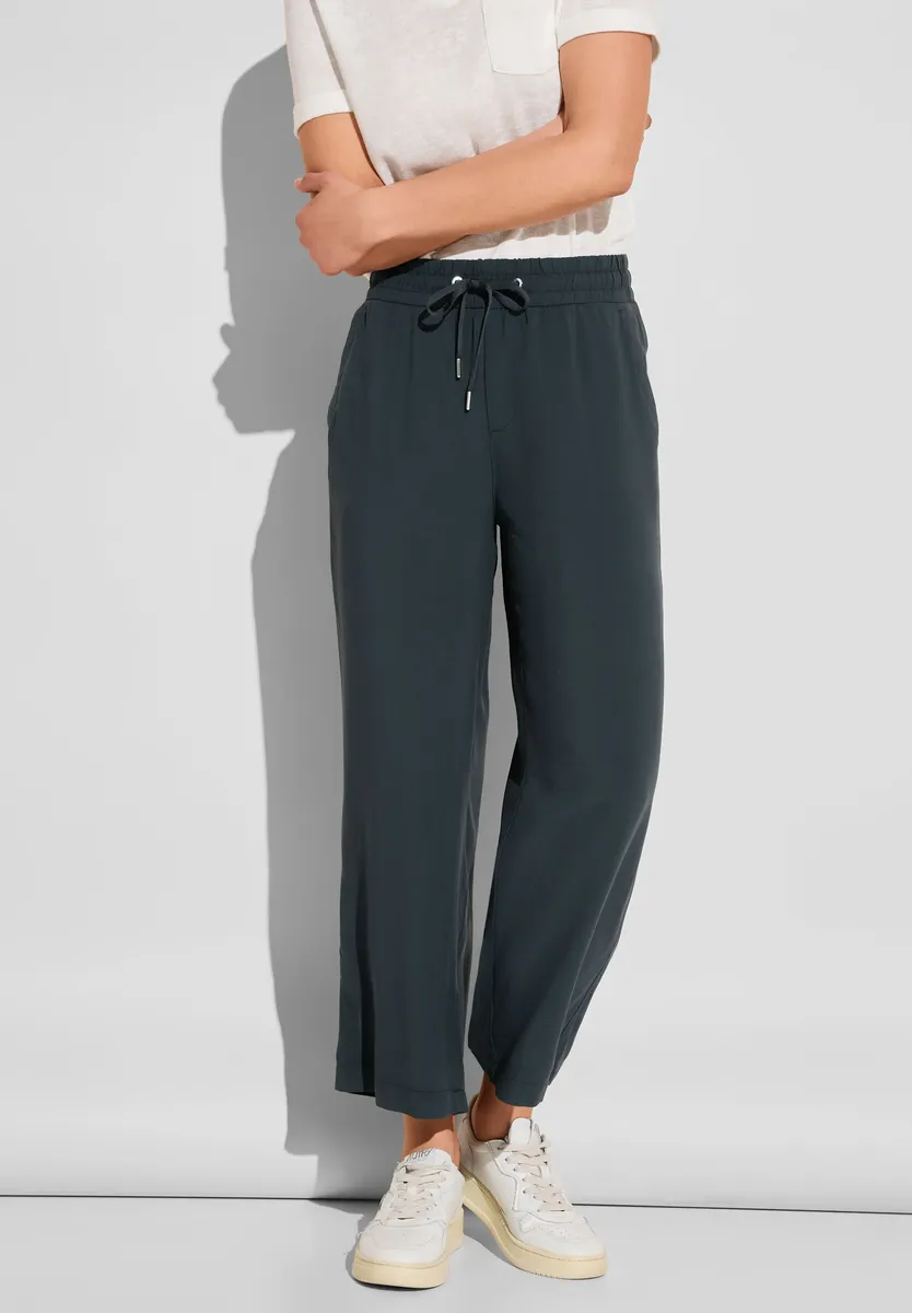 Кюлоты STREET ONE, эластичный пояс с кулиской, зеленый
Кюлоты STREET ONE, эластичный пояс с кулиской, зеленый