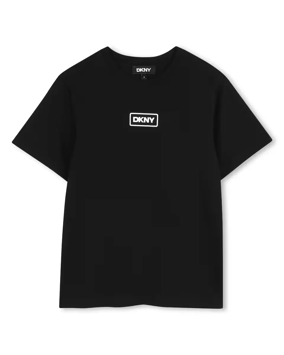 Футболка из хлопка с коротким рукавом DKNY, чёрный
Футболка из хлопка с коротким рукавом DKNY, чёрный