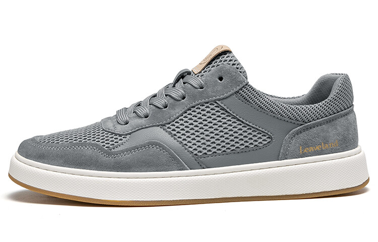 Стильные мужские кеды для скейтбординга с низким верхом серого цвета Leaveland
Стильные мужские кеды для скейтбординга с низким верхом серого цвета Leaveland