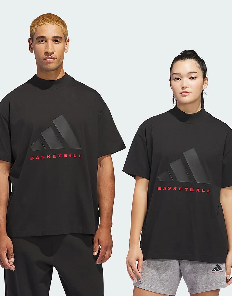 Футболка с коротким рукавом adidas Basketball черного цвета adidas performance
Футболка с коротким рукавом adidas Basketball черного цвета adidas performance