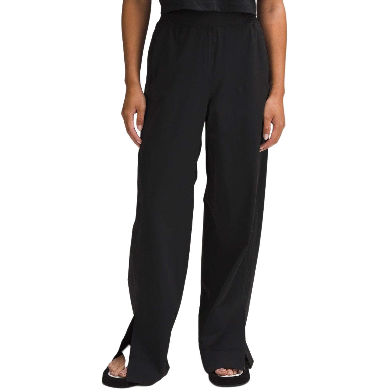 Растягивающиеся тканевые широкие брюки с высокой посадкой Asia Fit вязаные спортивные штаны женские Lululemon, черный
Растягивающиеся тканевые широкие брюки с высокой посадкой Asia Fit вязаные спортивные штаны женские Lululemon, черный