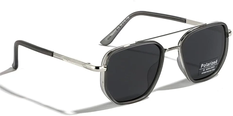 Поляризованные солнцезащитные очки для мужчин в стиле ретро, металлические солнцезащитные очки для женщин, очки для вождения, зеленые, черные, UV400 VFDHN, Grey
Поляризованные солнцезащитные очки для мужчин в стиле ретро, металлические солнцезащитные очки для женщин, очки для вождения, зеленые, черные, UV400 VFDHN, Grey