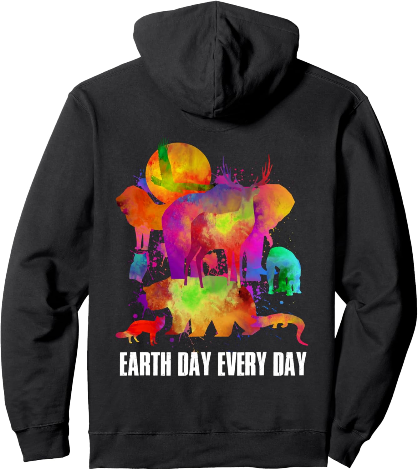 Худи ко Дню Земли с акварельным рисунком животных Animal Lovers Earth Day April 22Nd, черный
Худи ко Дню Земли с акварельным рисунком животных Animal Lovers Earth Day April 22Nd, черный