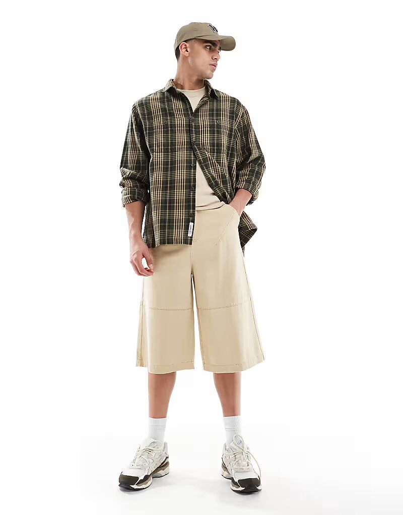 Удлиненные шорты ASOS DESIGN бежевого цвета
Удлиненные шорты ASOS DESIGN бежевого цвета