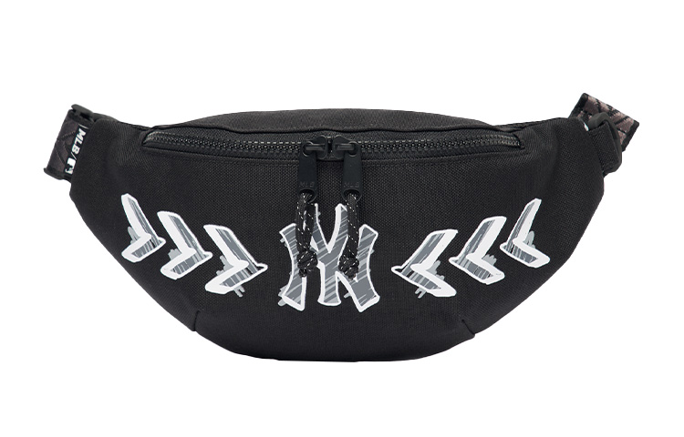 Нейлоновый поясной мешок унисекс черный MLB 
Нейлоновый поясной мешок унисекс черный MLB