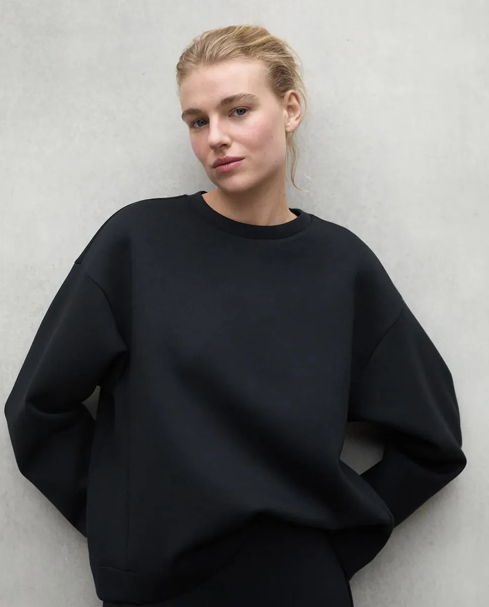 Женская оверсайз толстовка из неопрена Ecoalf, черный
Женская оверсайз толстовка из неопрена Ecoalf, черный