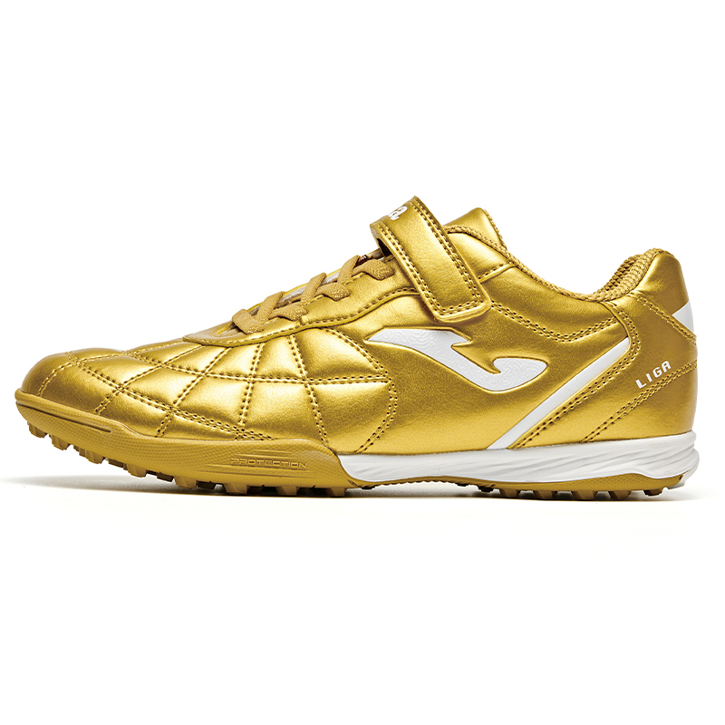 Детские футбольные бутсы с низким верхом и противоскользящим покрытием Joma, золотой
Детские футбольные бутсы с низким верхом и противоскользящим покрытием Joma, золотой