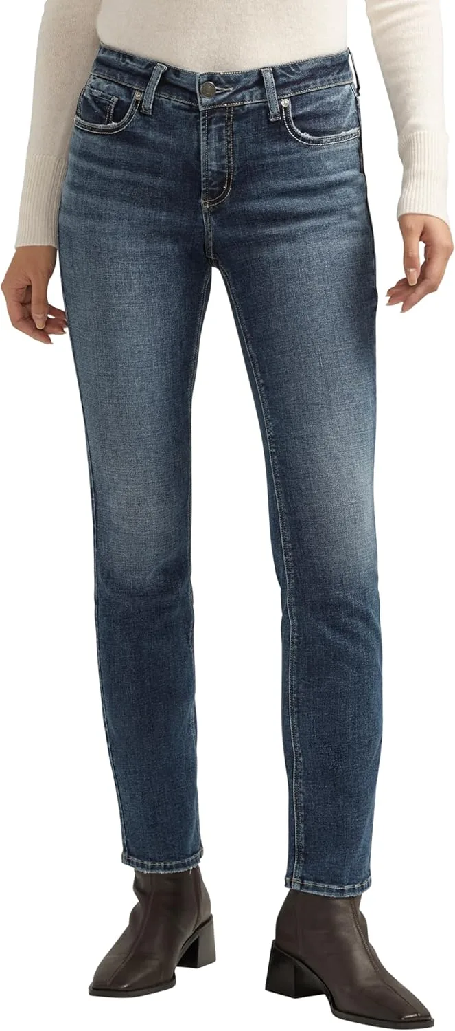 Silver Jeans Co. Женские джинсы Elyse Mid Rise Straight Leg
Silver Jeans Co. Женские джинсы Elyse Mid Rise Straight Leg