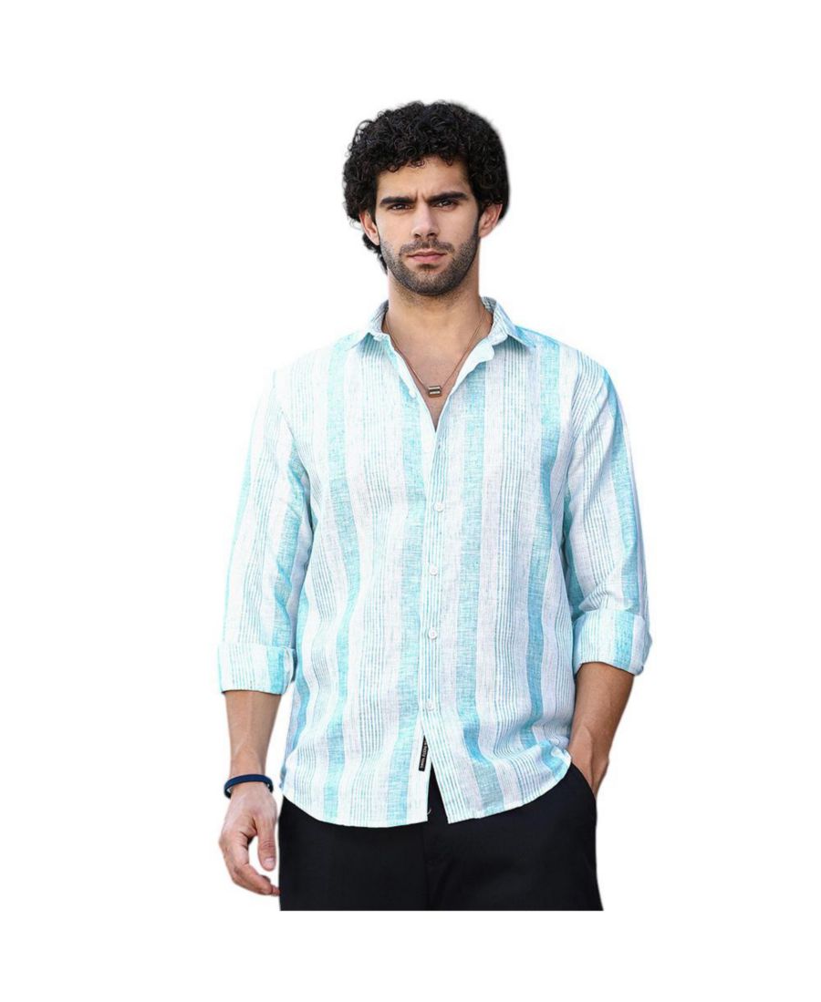 Мужская рубашка в тонкую полоску небесно-голубого цвета, стандартного размера Campus Sutra, Blue
Мужская рубашка в тонкую полоску небесно-голубого цвета, стандартного размера Campus Sutra, Blue