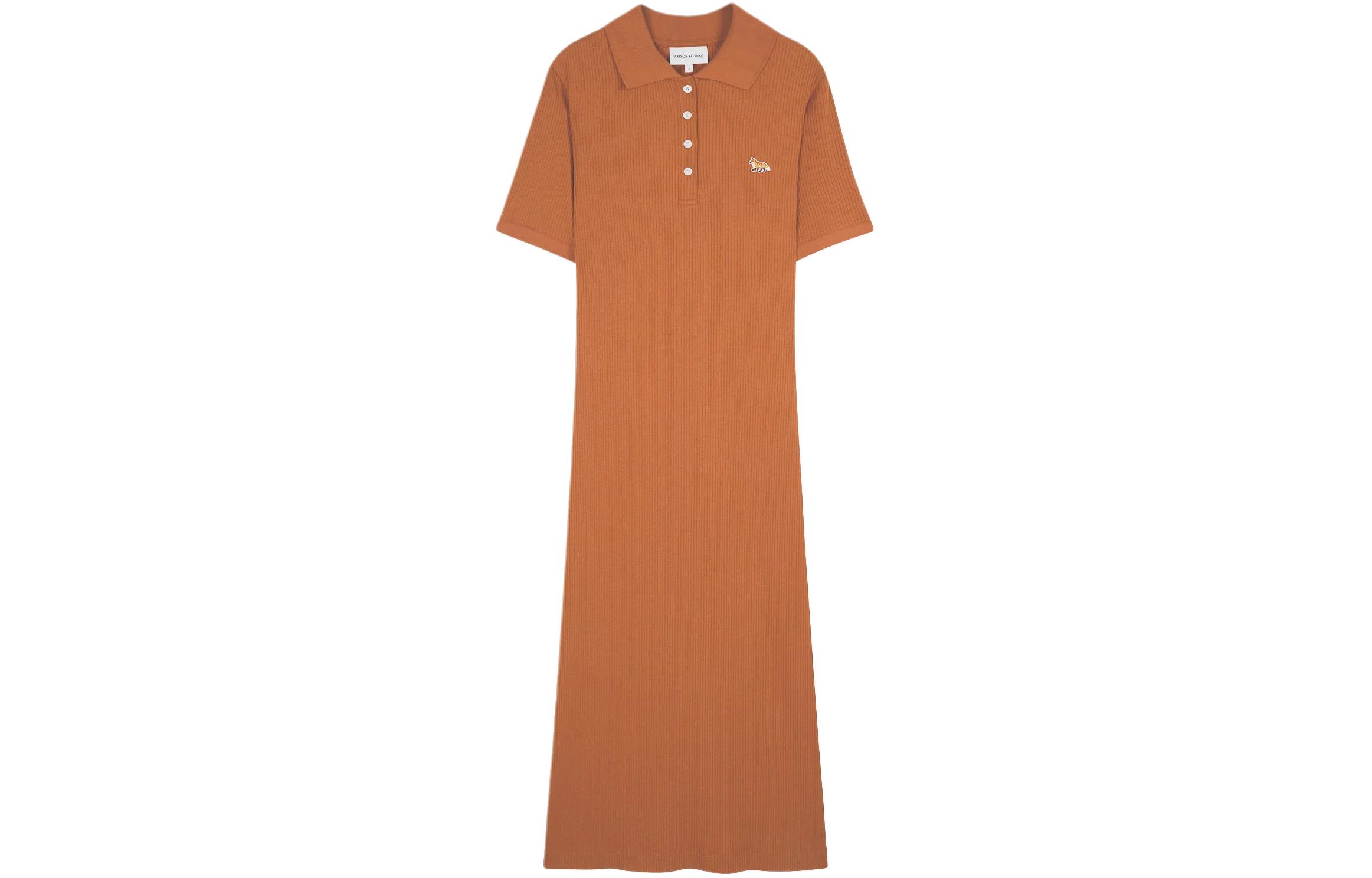 Maison Kitsune Женское платье с коротким рукавом Orange
Maison Kitsune Женское платье с коротким рукавом Orange