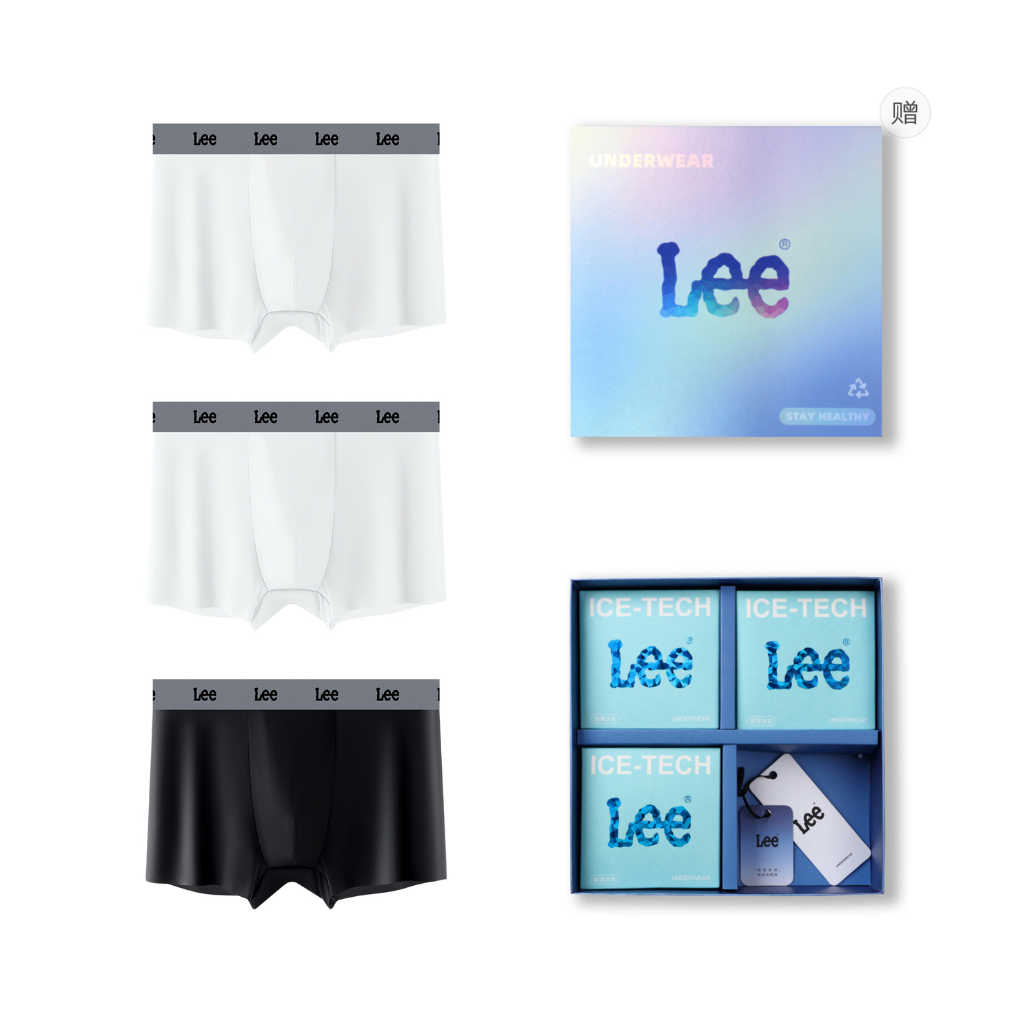 Комплект мужских трусов подарочный набор Lee, черный
Комплект мужских трусов подарочный набор Lee, черный