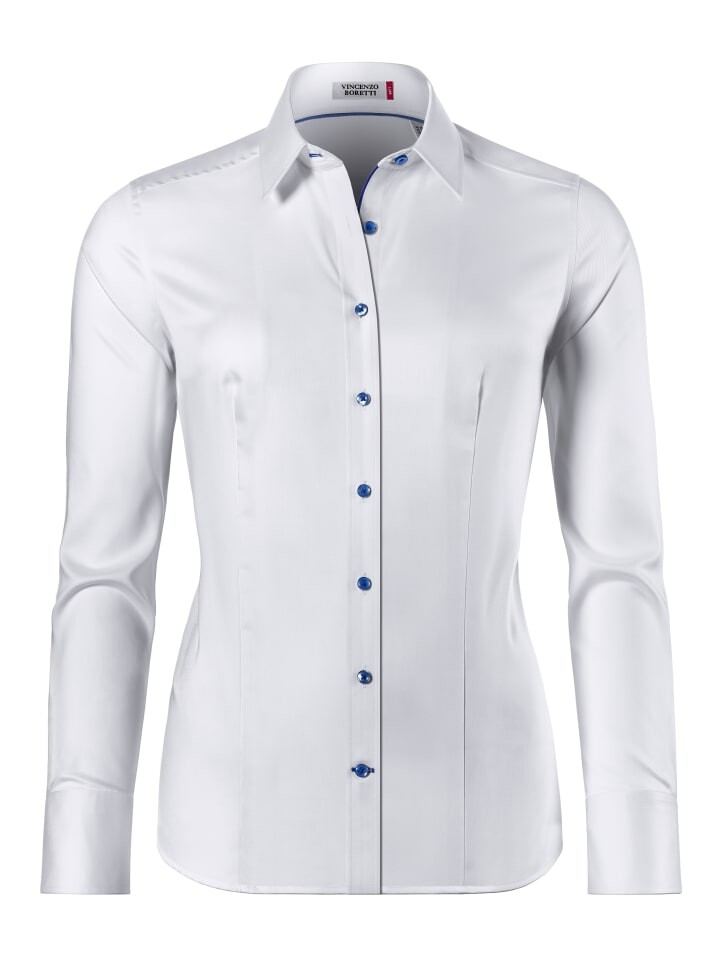 Блуза Vincenzo Boretti leicht tailliert, белый
Блуза Vincenzo Boretti leicht tailliert, белый