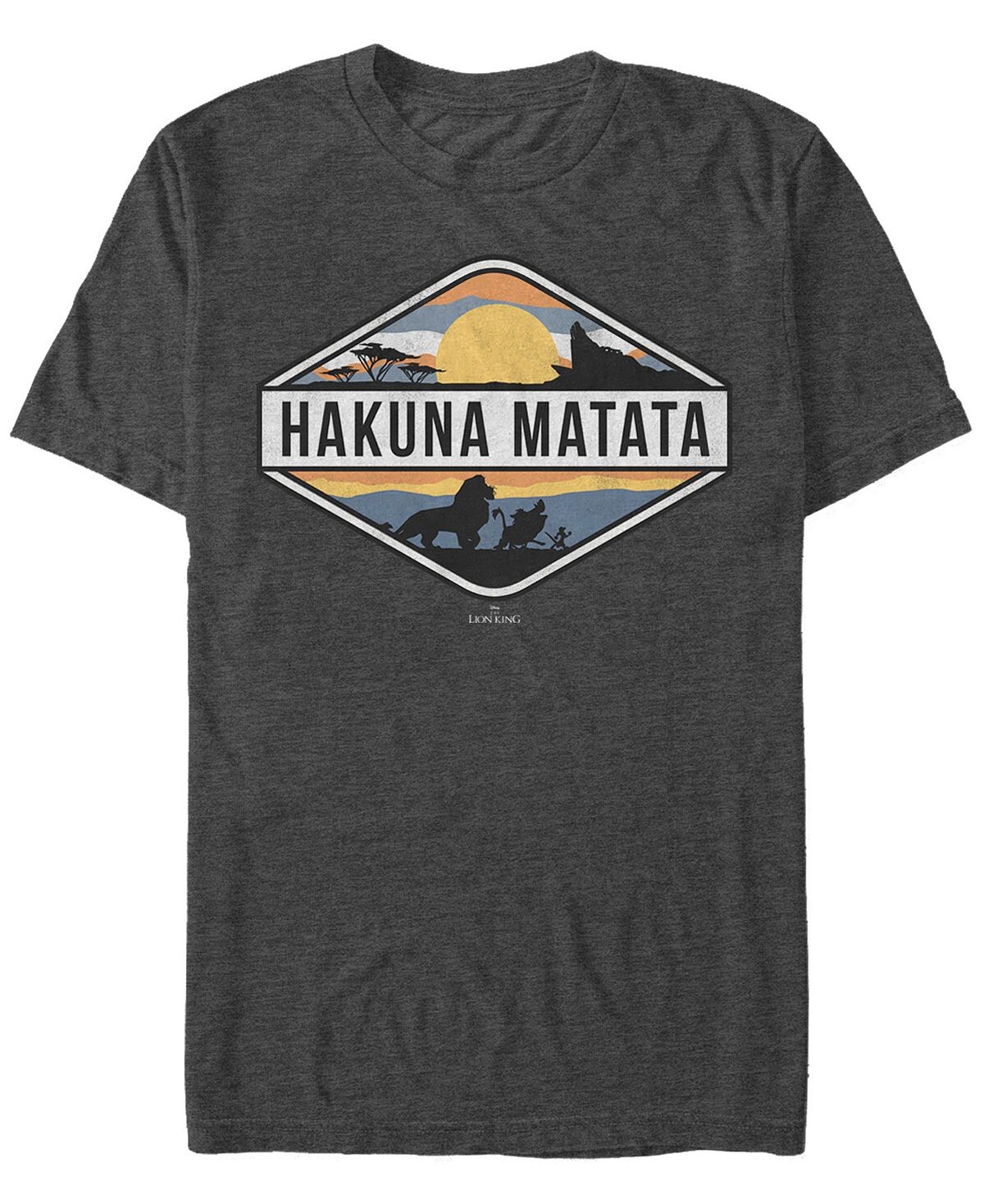 Мужская футболка с короткими рукавами disney the lion king hakuna matata emblem Fifth Sun, мульти
Мужская футболка с короткими рукавами disney the lion king hakuna matata emblem Fifth Sun, мульти