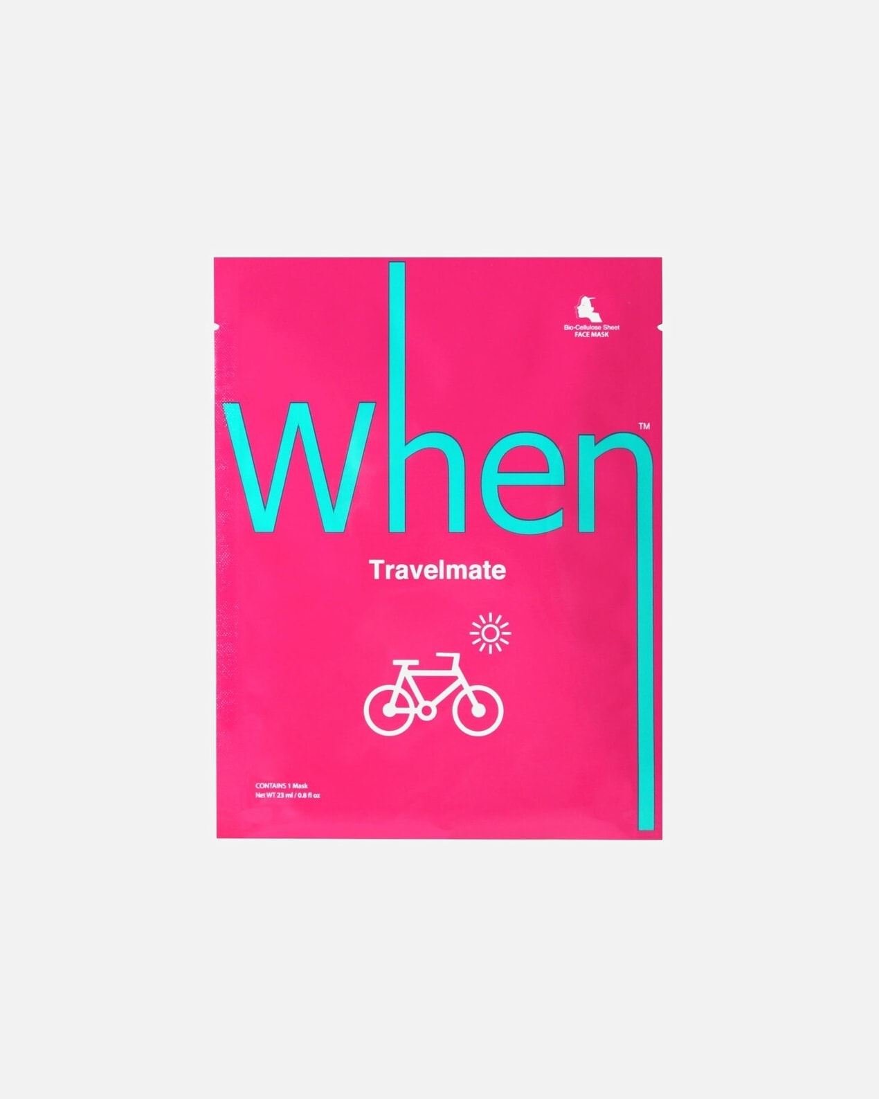 Тканевая маска для лица When, 1 шт
Тканевая маска для лица When, 1 шт