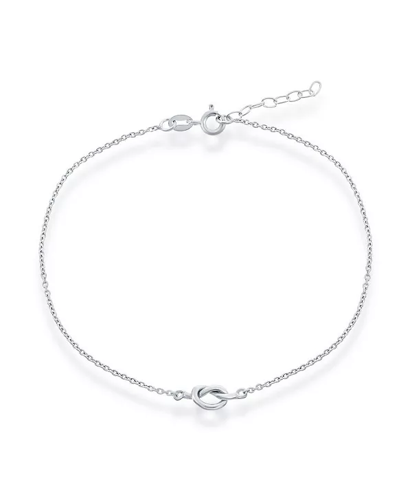Браслет на лодыжку с любовным узелком из стерлингового серебра Simona, silver
Браслет на лодыжку с любовным узелком из стерлингового серебра Simona, silver