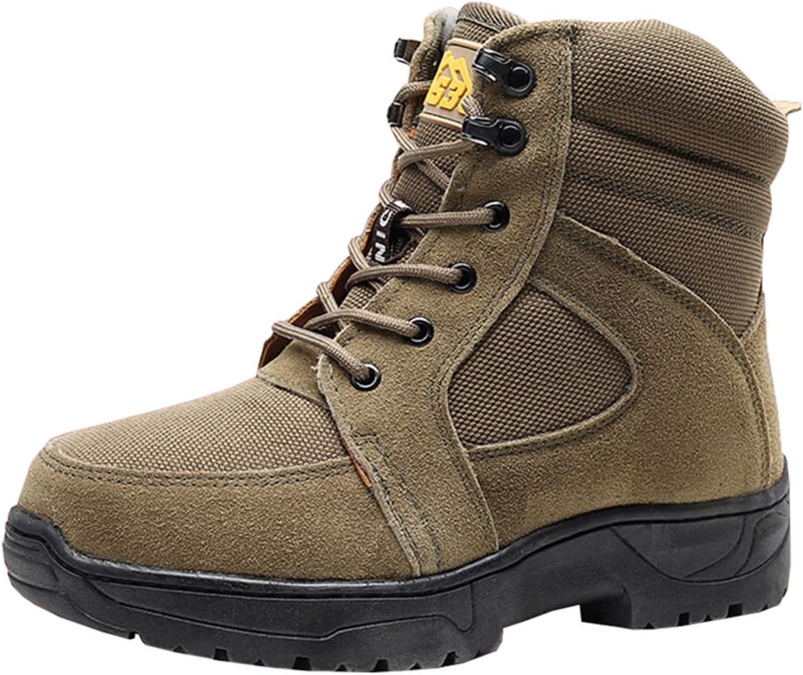 Мужские зимние ботинки ZHOUPULP с теплым мехом, противоскользящие для ходьбы по снегу, удобные высокие кроссовки для работы и походов, хаки
Мужские зимние ботинки ZHOUPULP с теплым мехом, противоскользящие для ходьбы по снегу, удобные высокие кроссовки для работы и походов, хаки