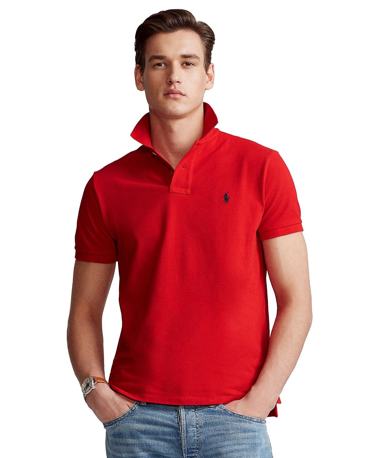 Мужская футболка-поло slim fit из сетчатой ткани на заказ Polo Ralph Lauren, мульти
Мужская футболка-поло slim fit из сетчатой ткани на заказ Polo Ralph Lauren, мульти