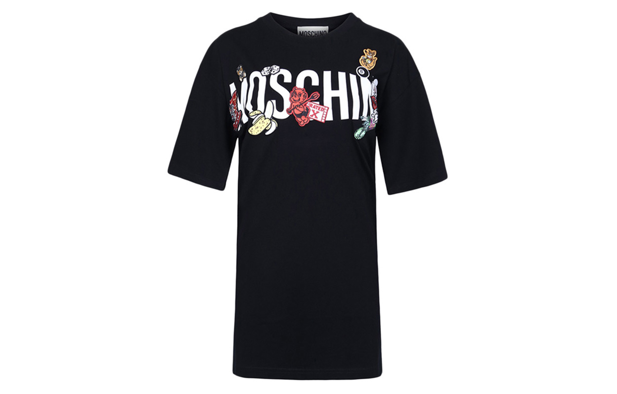 Футболка женская черная MOSCHINO
Футболка женская черная MOSCHINO