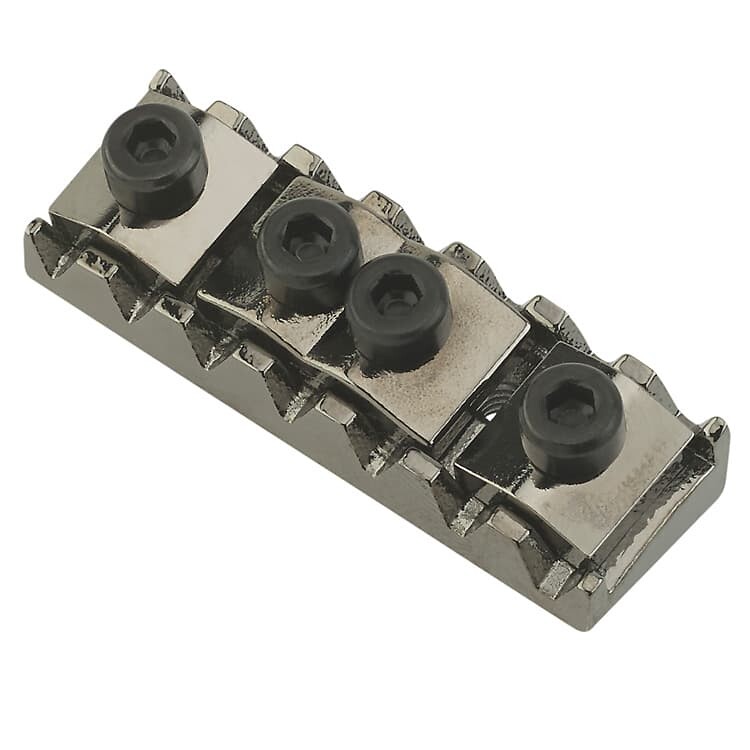 Аутентичный 7-струнный стопорный порожек Floyd Rose — черный никель Original Series 7-String Locking Nut
Аутентичный 7-струнный стопорный порожек Floyd Rose — черный никель Original Series 7-String Locking Nut