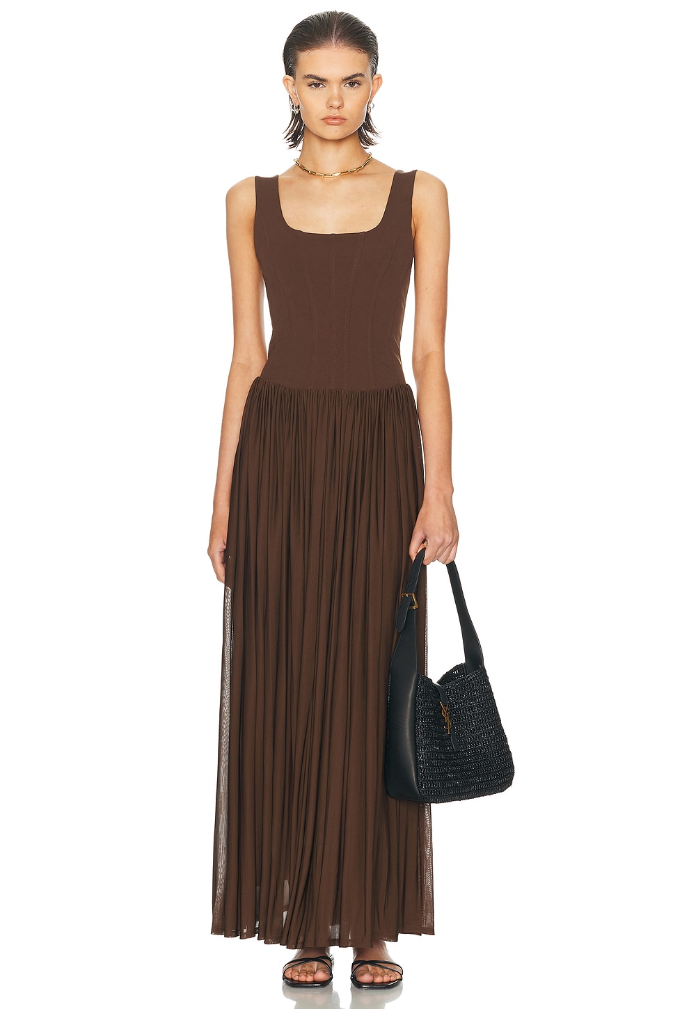 Платье миди Jamie Tank Simkhai, Cocoa
Платье миди Jamie Tank Simkhai, Cocoa
