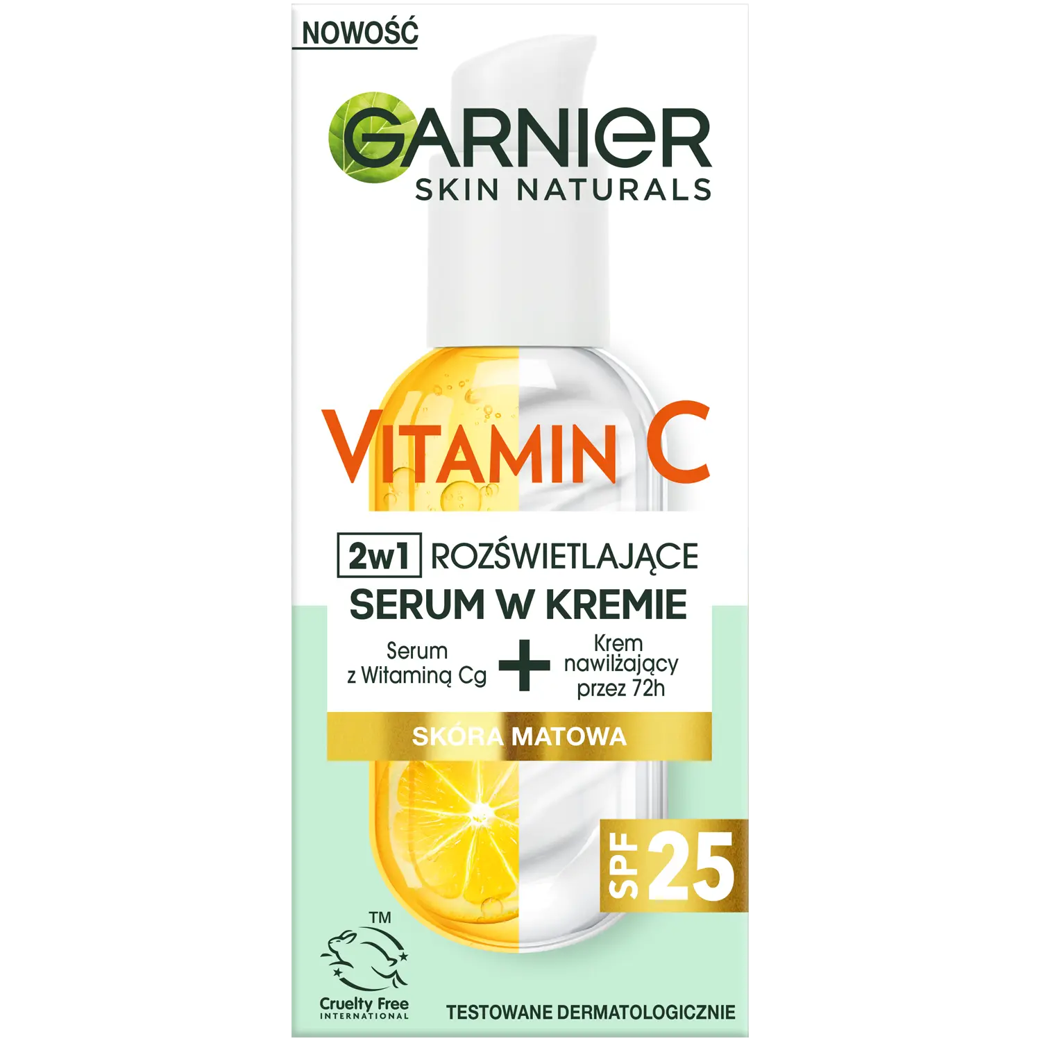 Garnier Vitamin C осветляющая крем-сыворотка для лица с витамином С, 50 мл
Garnier Vitamin C осветляющая крем-сыворотка для лица с витамином С, 50 мл